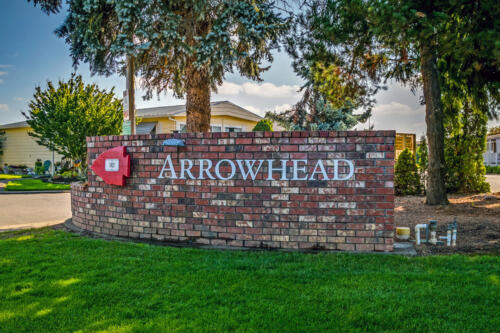 Arrowhead Entrance Sign